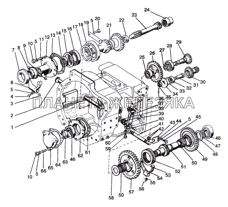 Корпус сцепления МТЗ-1025.4