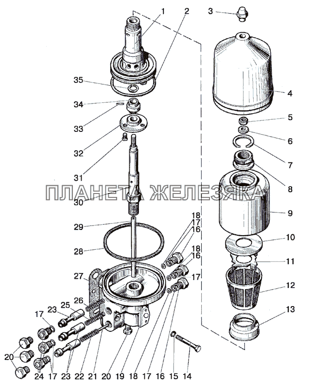 Фильтр-распределитель МТЗ-1025.4