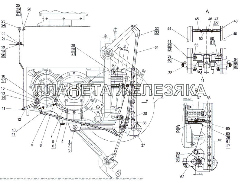 Крюк прицепной К1220-2807010-А МТЗ-1025.4