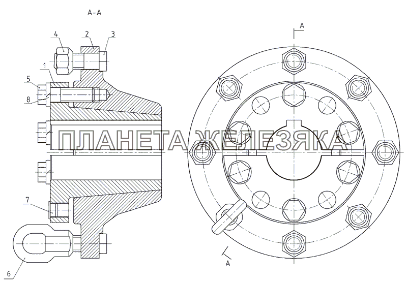 Ступицы задних колес МТЗ-1025.4