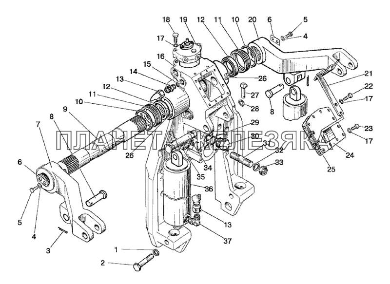 Гидроподъемник МТЗ-1025.4