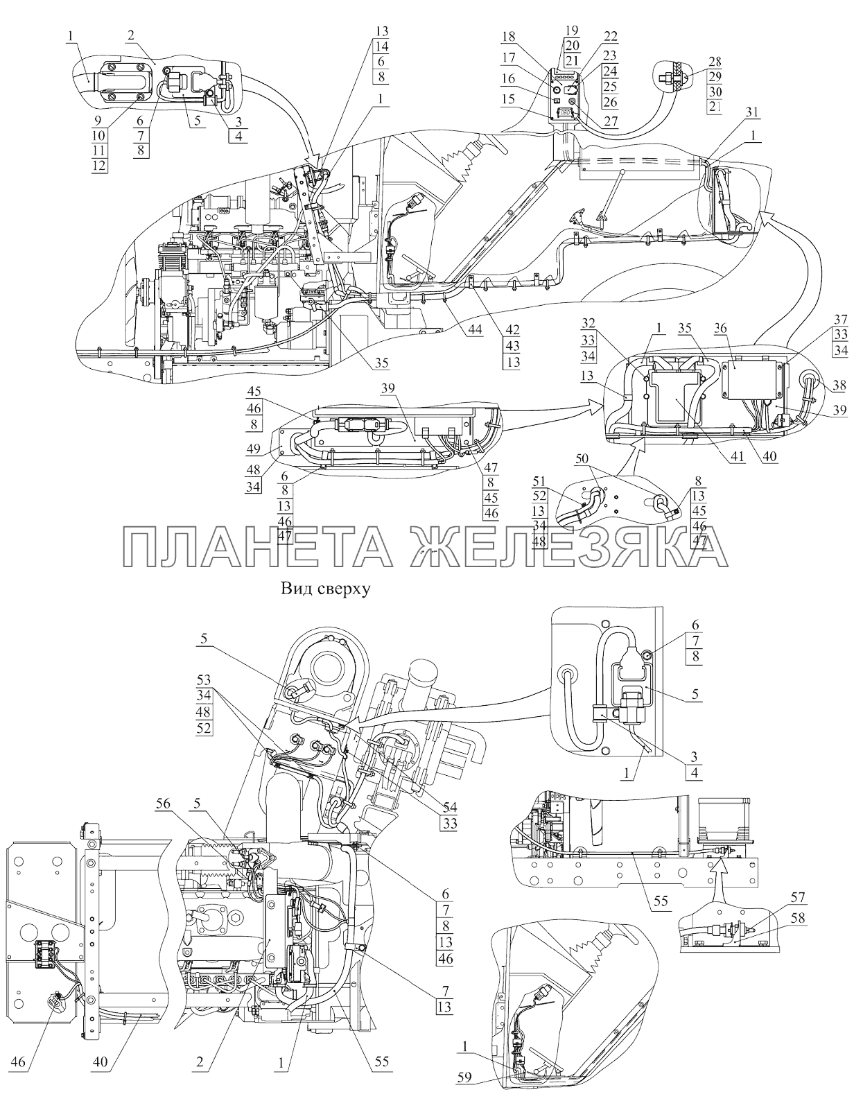 Управление двигателем (1025.5-8700910-М) Беларус-1220.5