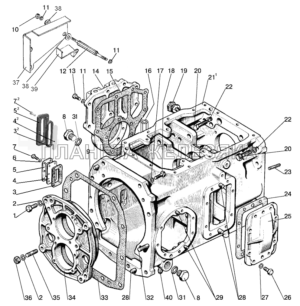 Коробка передач 112-1700010-А (16F+8R) Беларус-1220.5