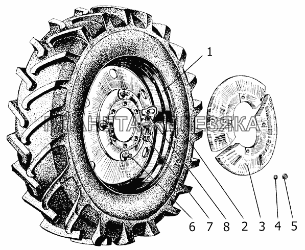 Колеса задние ведущие Беларус-1220.5