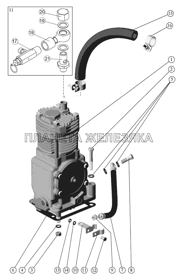 Компрессор Беларус-1220.5