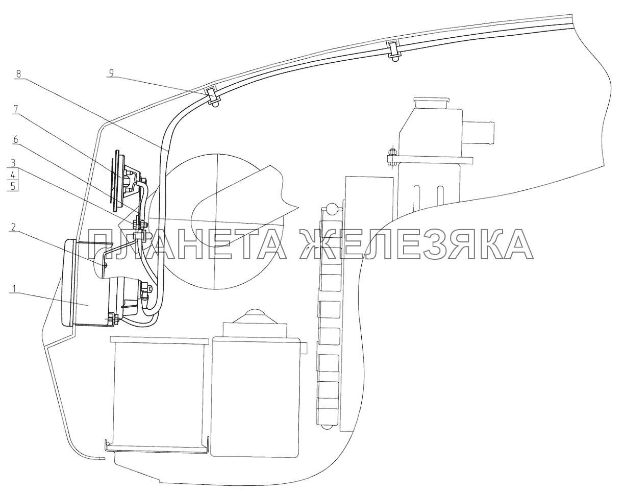 Установка фар дорожных Беларус-1220.5