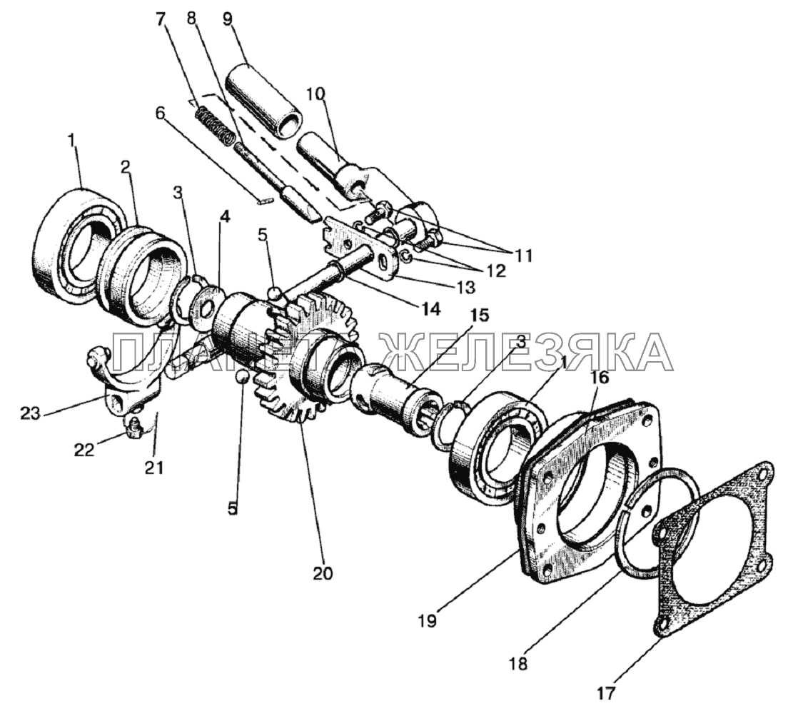 Привод насоса Беларус-1220