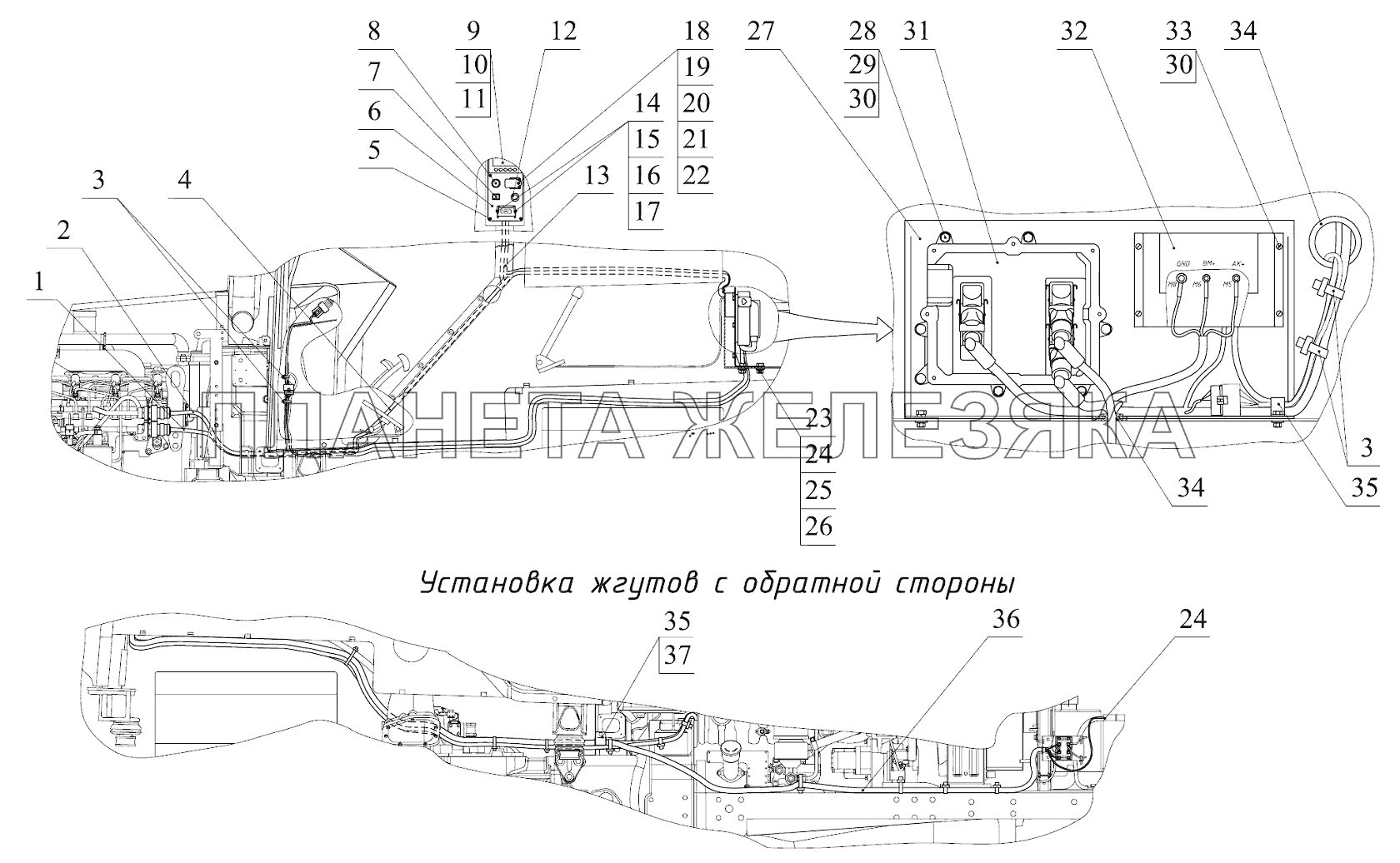 Управление двигателем ММЗ Tier-3a (Д-245.2S3A) Беларус-1220