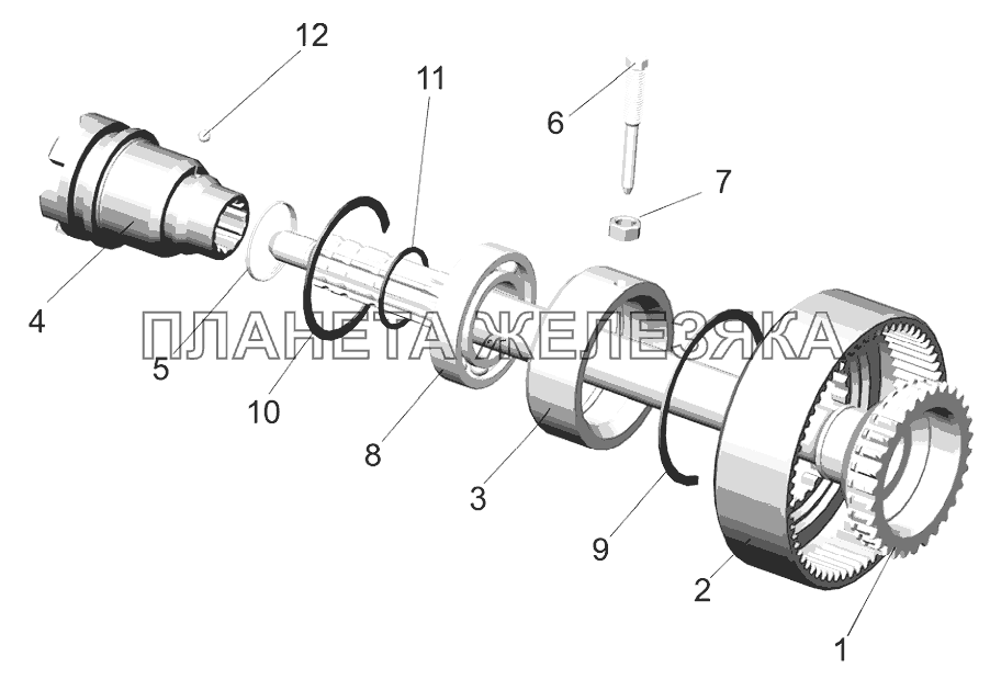 Шестерня коронная Беларус-1220