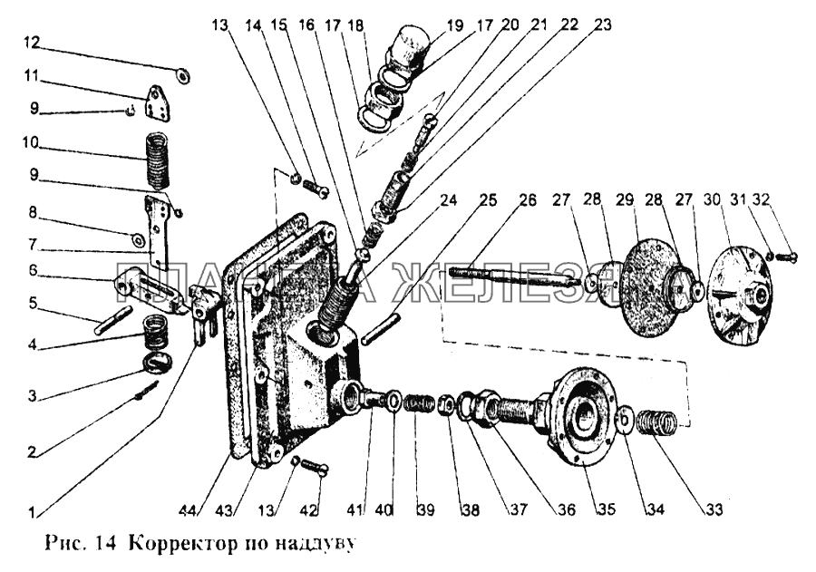 Корректор по наддуву МТЗ-1221