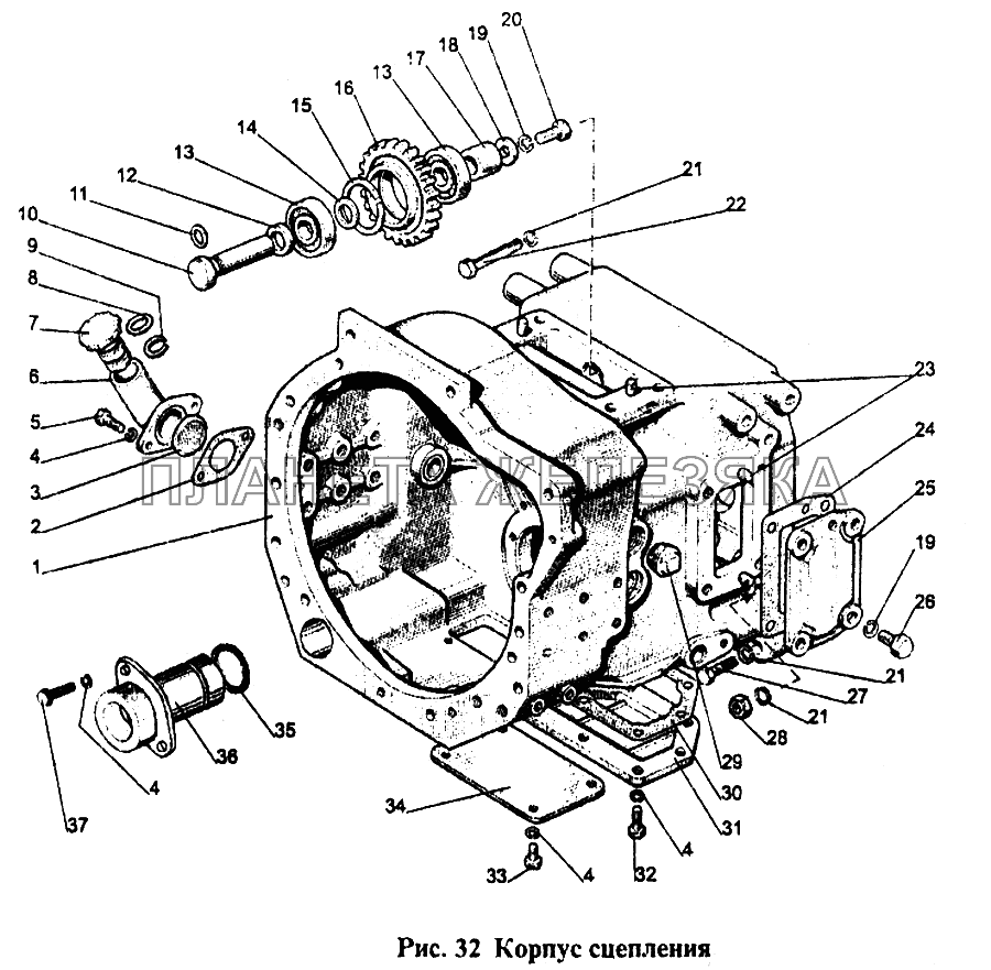 Корпус сцепления МТЗ-1221