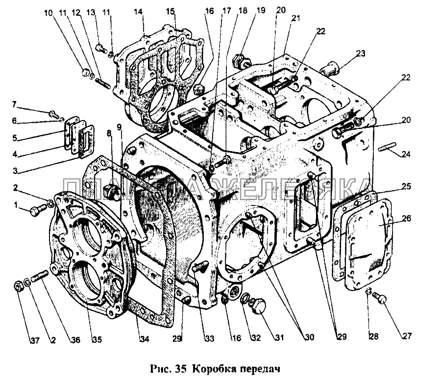Коробка передач МТЗ-1221