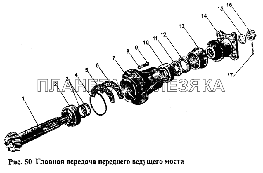 Балочный мост мтз каталог