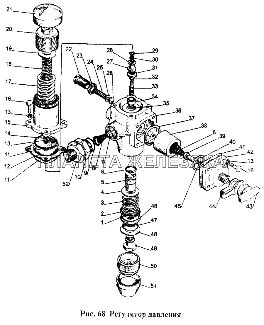 Регулятор давления МТЗ-1221