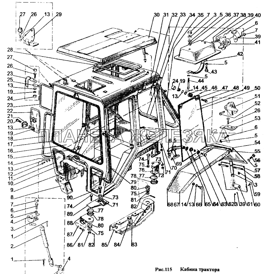 Кабина МТЗ-1221