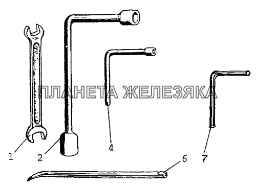 Инструмент оператора МТЗ-1222/1523