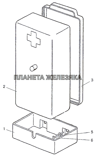 Аптечка МТЗ-1222/1523 Аптечка МТЗ-1222/1523