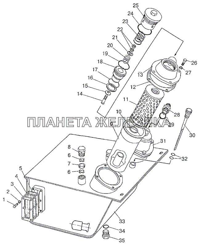 Бак МТЗ-1222/1523