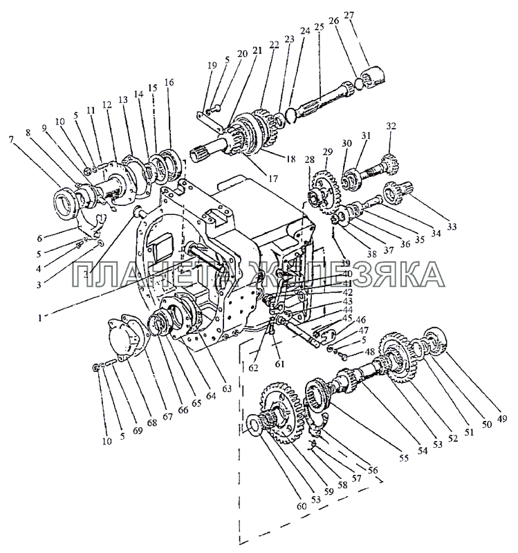 Корпус сцепления МТЗ-1222/1523