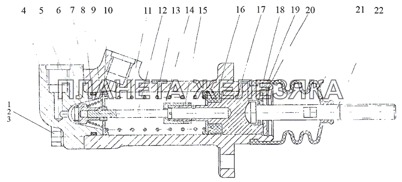 Цилиндр главный 2022-1602810 МТЗ-1222/1523