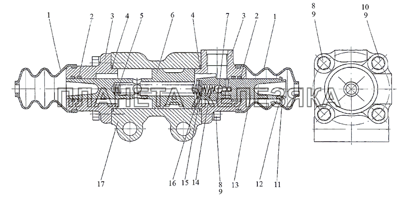 Гидроусилитель МТЗ-1222/1523