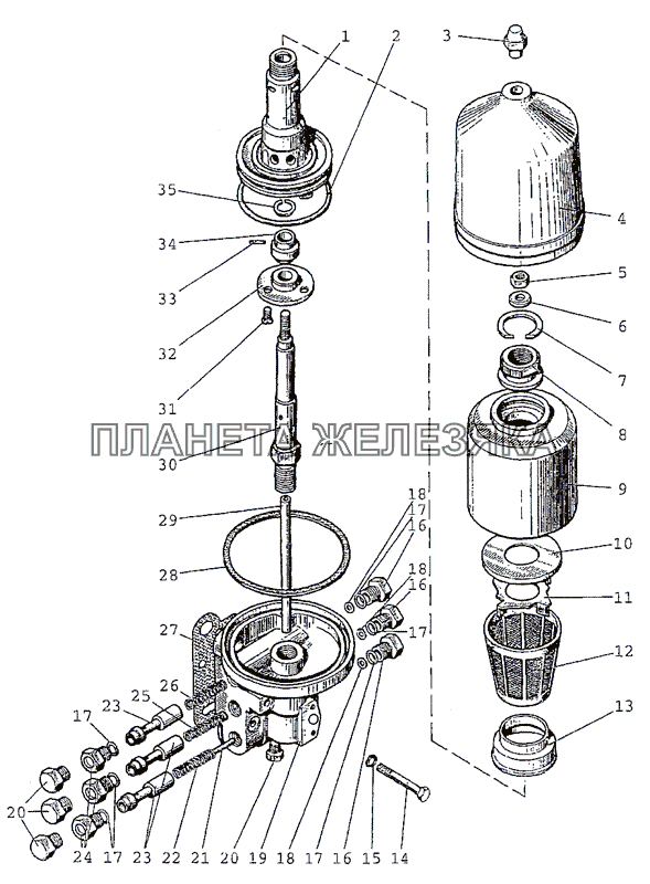 Фильтр-распределитель МТЗ-1222/1523