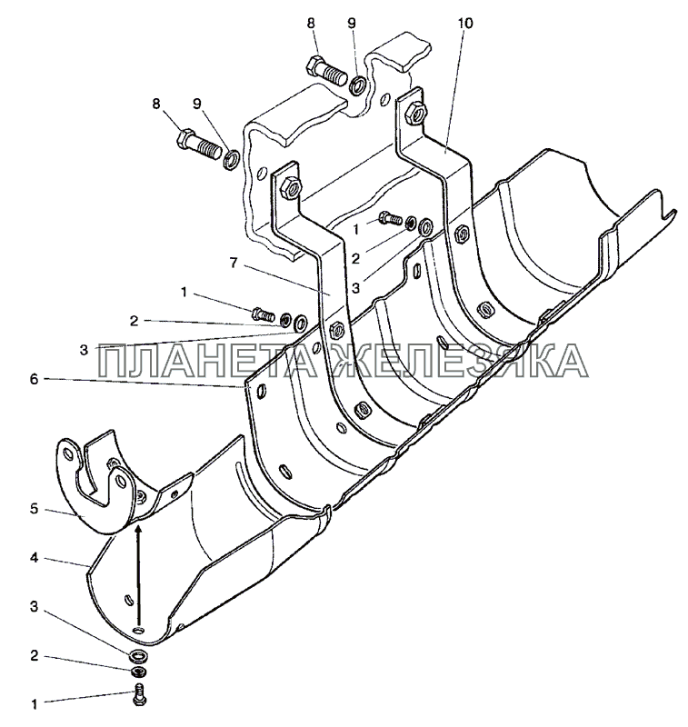 Ограждение МТЗ-1222/1523