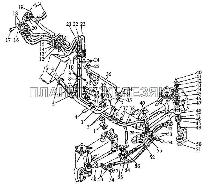 Управление рулевое гидрообъемное МТЗ-1222/1523