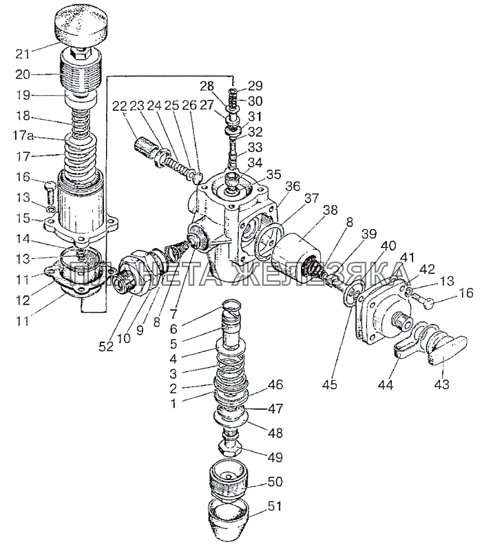 Регулятор давления МТЗ-1222/1523