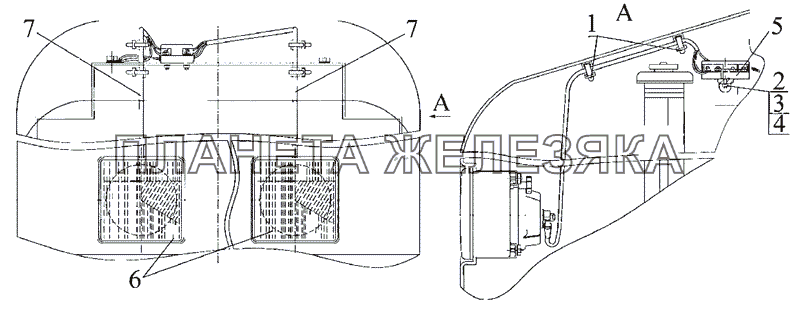 Установка фар дорожных МТЗ-1222/1523