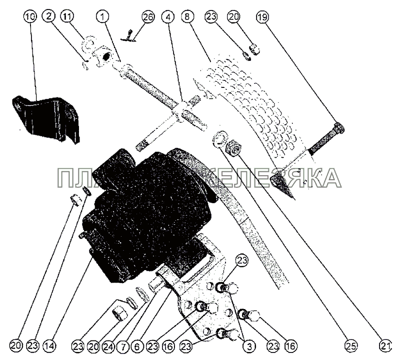 Установка генератор МТЗ-1222/1523