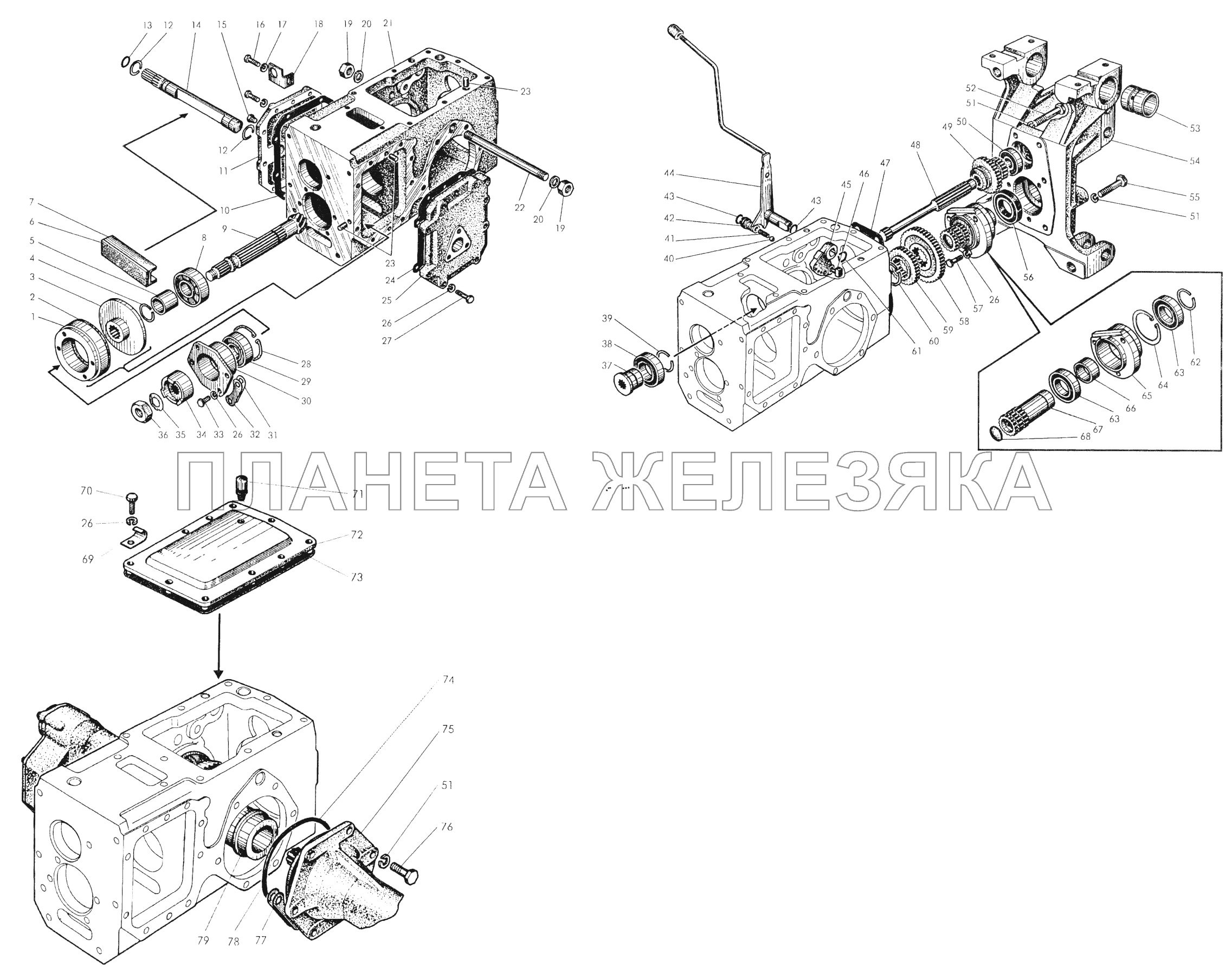 Мост задний МТЗ-112Н, 132Н