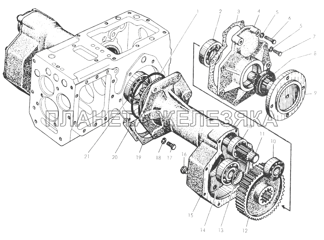 Передача конечная МТЗ-112Н, 132Н