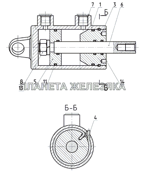 Цилиндр МТЗ-1523.4 Цилиндр МТЗ-1523.4