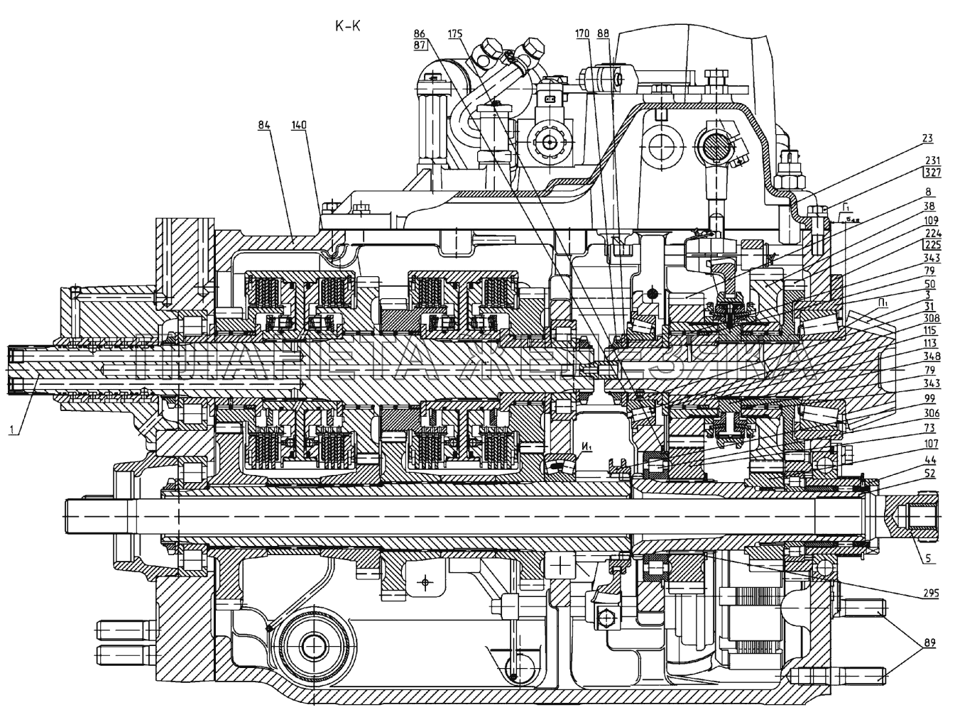 Коробка передач МТЗ-1523.6