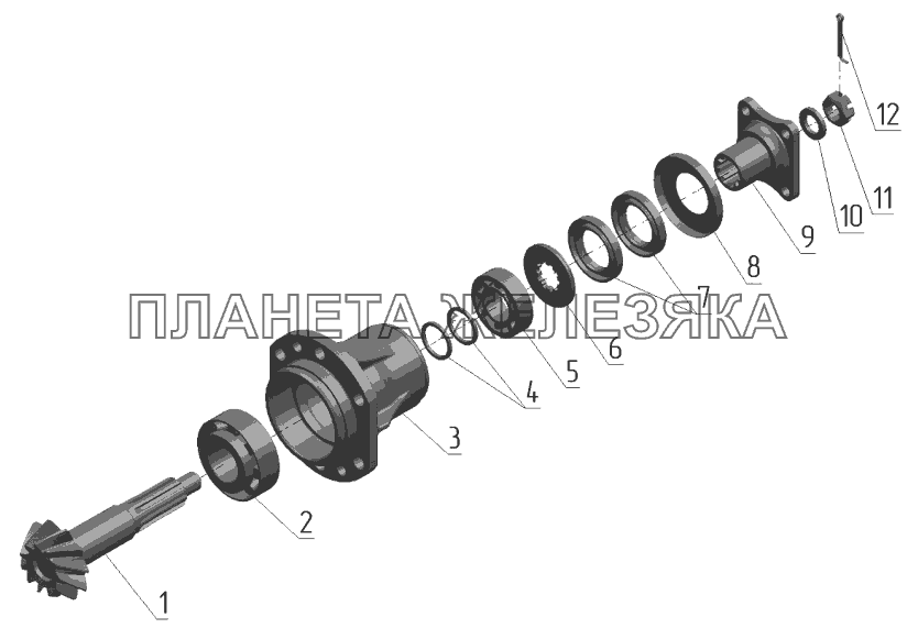 Шестерня МТЗ-1523.6