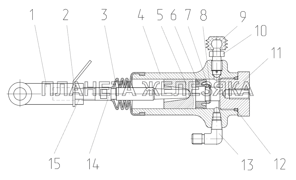 Цилиндр рабочий МТЗ-1523.6