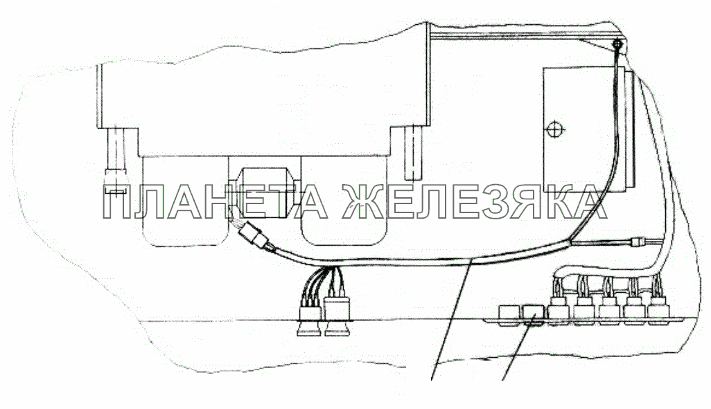 Электрооборудование отопителя МТЗ-1523.6