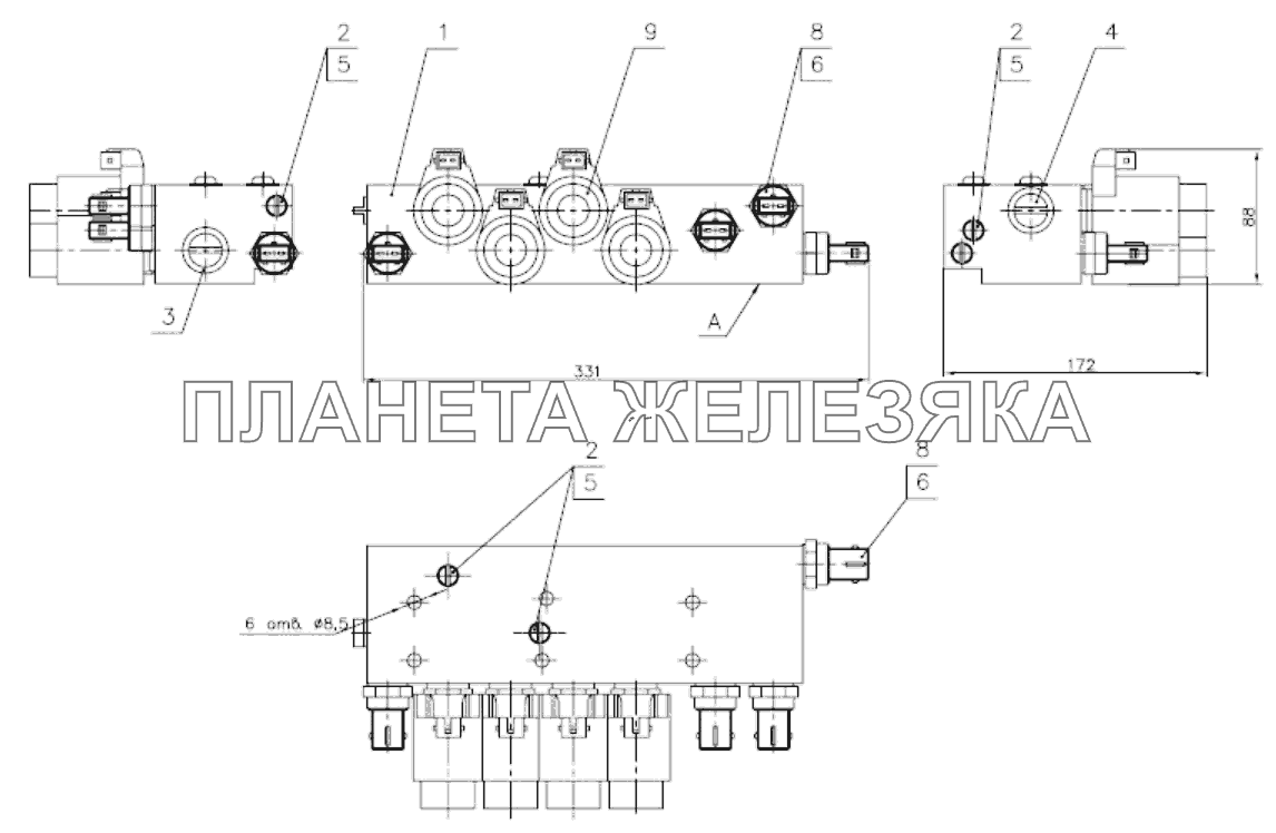 Распределитель МТЗ-1523.6