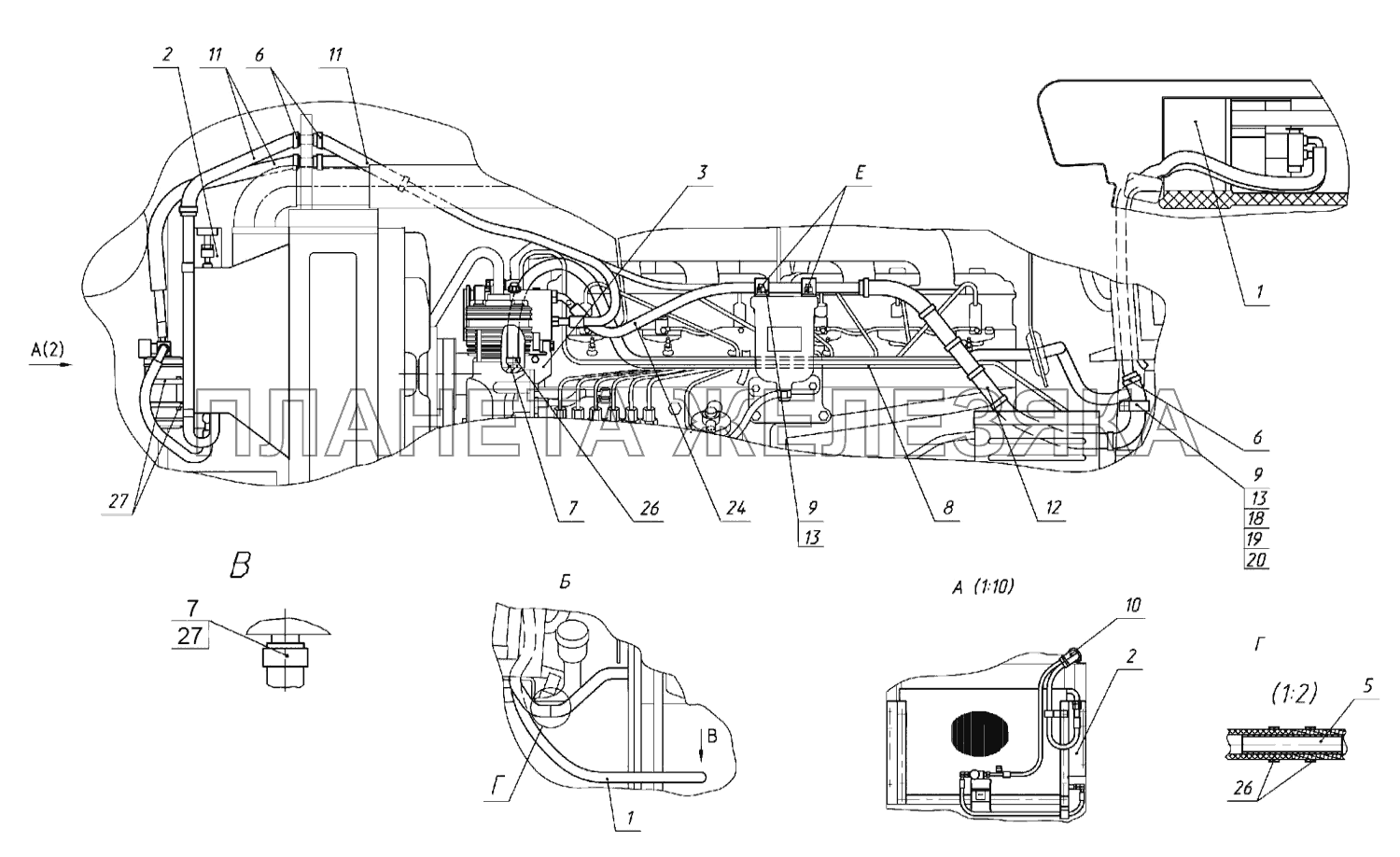 Установка кондиционера МТЗ-1523.6