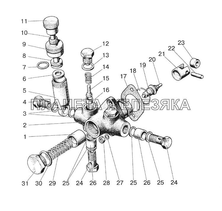 Насос подкачивающий МТЗ-1523