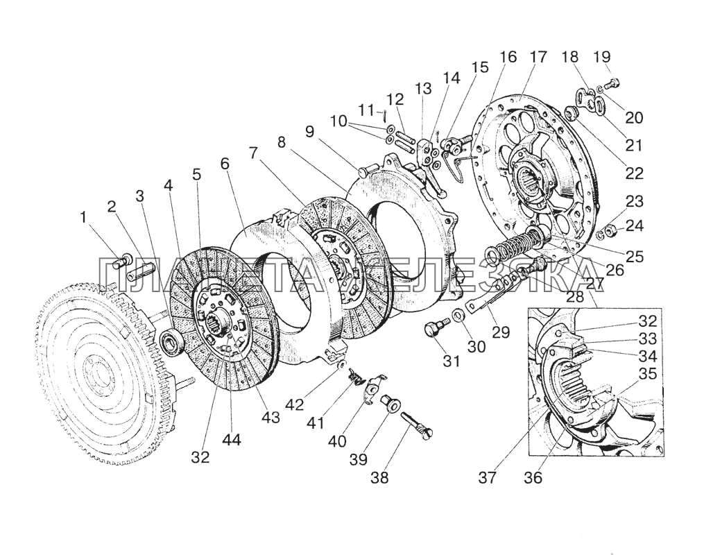 Сцепление МТЗ-1523