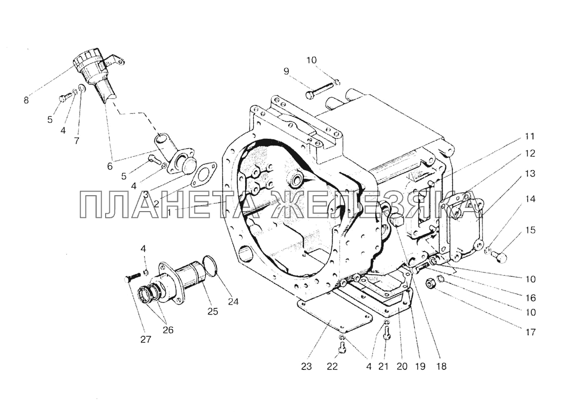 Корпус сцепления МТЗ-1523