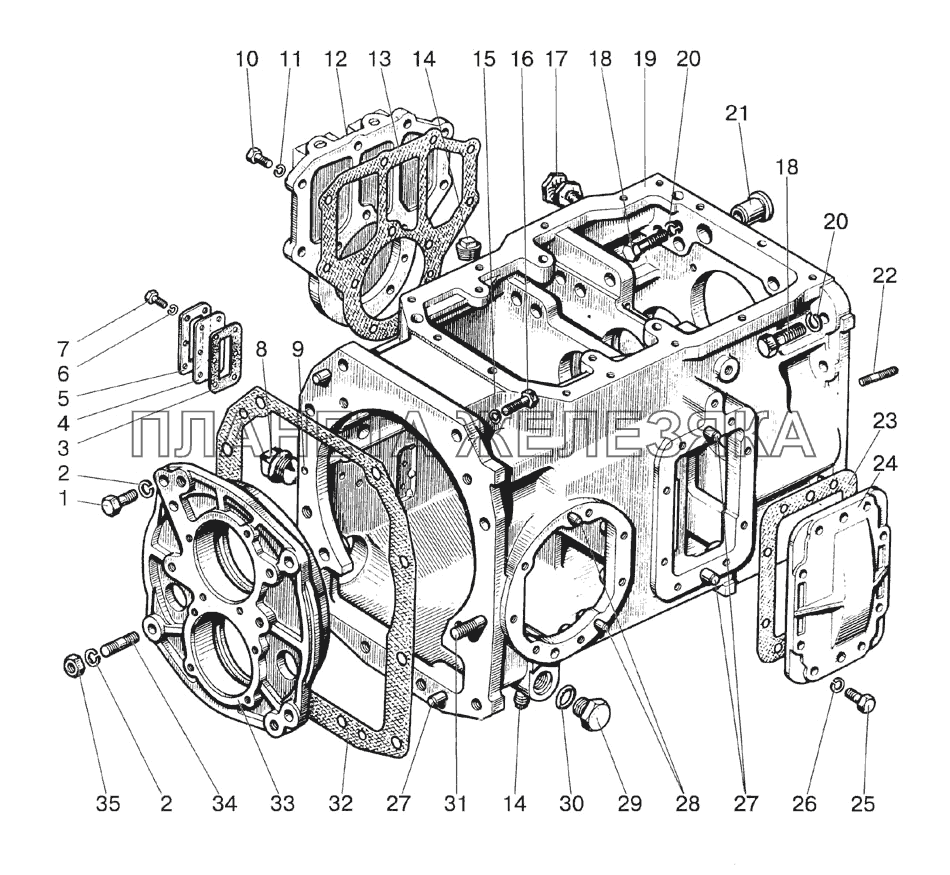 Коробка передач 1522-1700010 МТЗ-1523