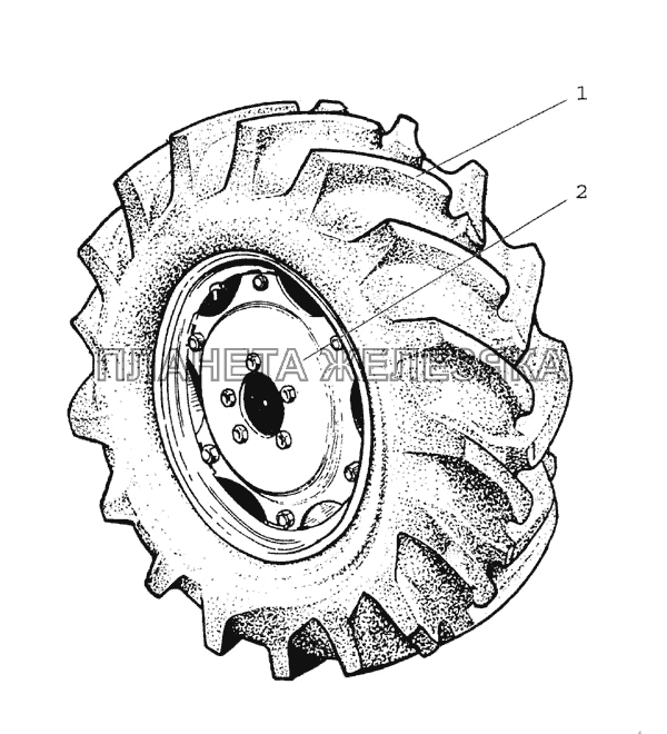 Колеса передние ведущие МТЗ-1523