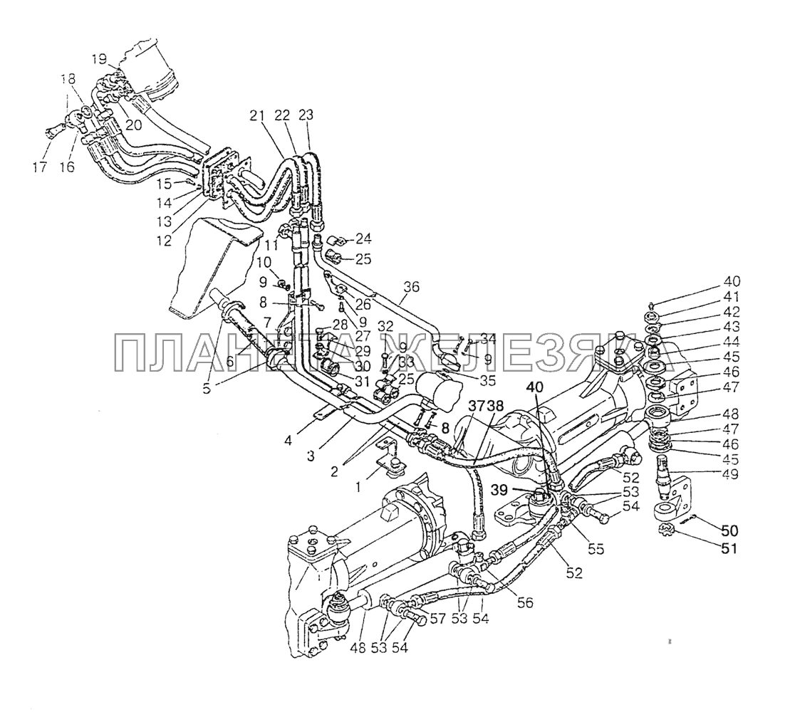 Управление рулевое гидрообъемное МТЗ-1522