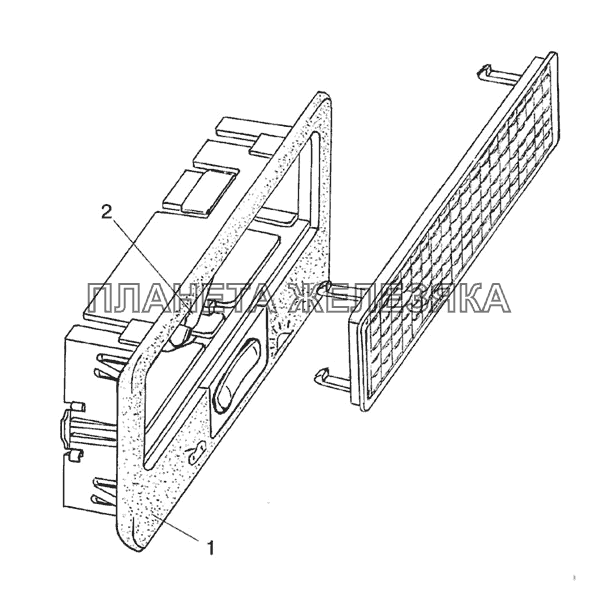 Плафон освещения кабины МТЗ-1523 (2008)