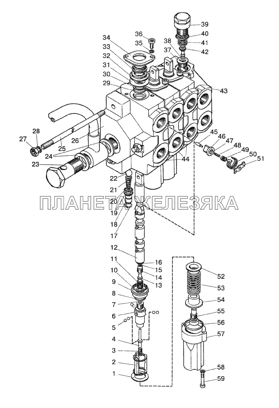 Гидрораспределитель МТЗ-1522