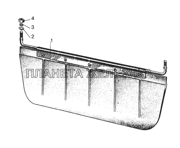 Козырек противосолнечный МТЗ-1523