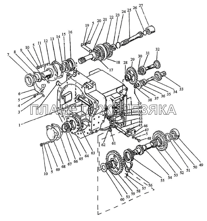 Корпус сцепления МТЗ-2022